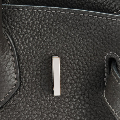 Hermes Taurillon Clemence Birkin 30 Graphite 18 of 25