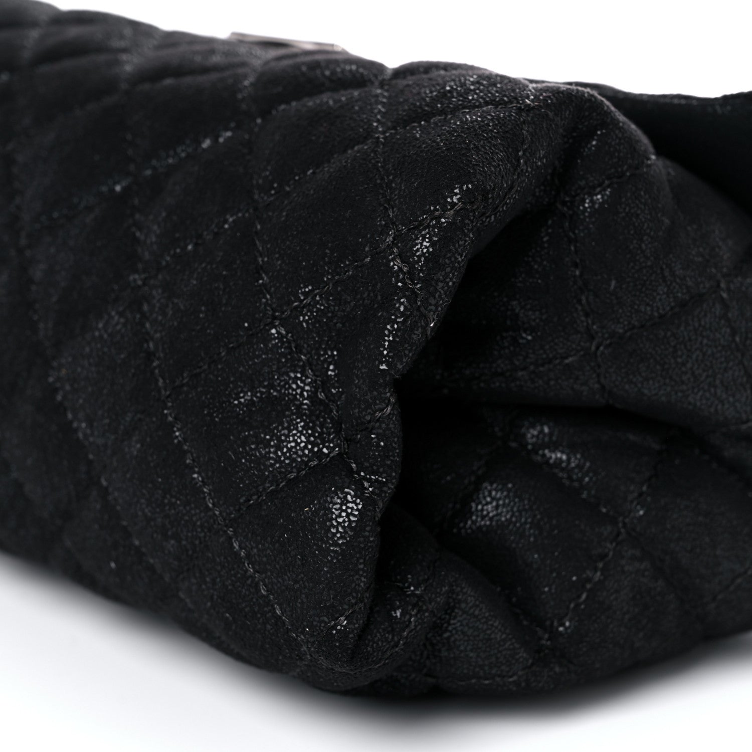 Stella McCartney Shaggy Deer Quilted Large Beckett Shoulder Bag Black 9 of 9