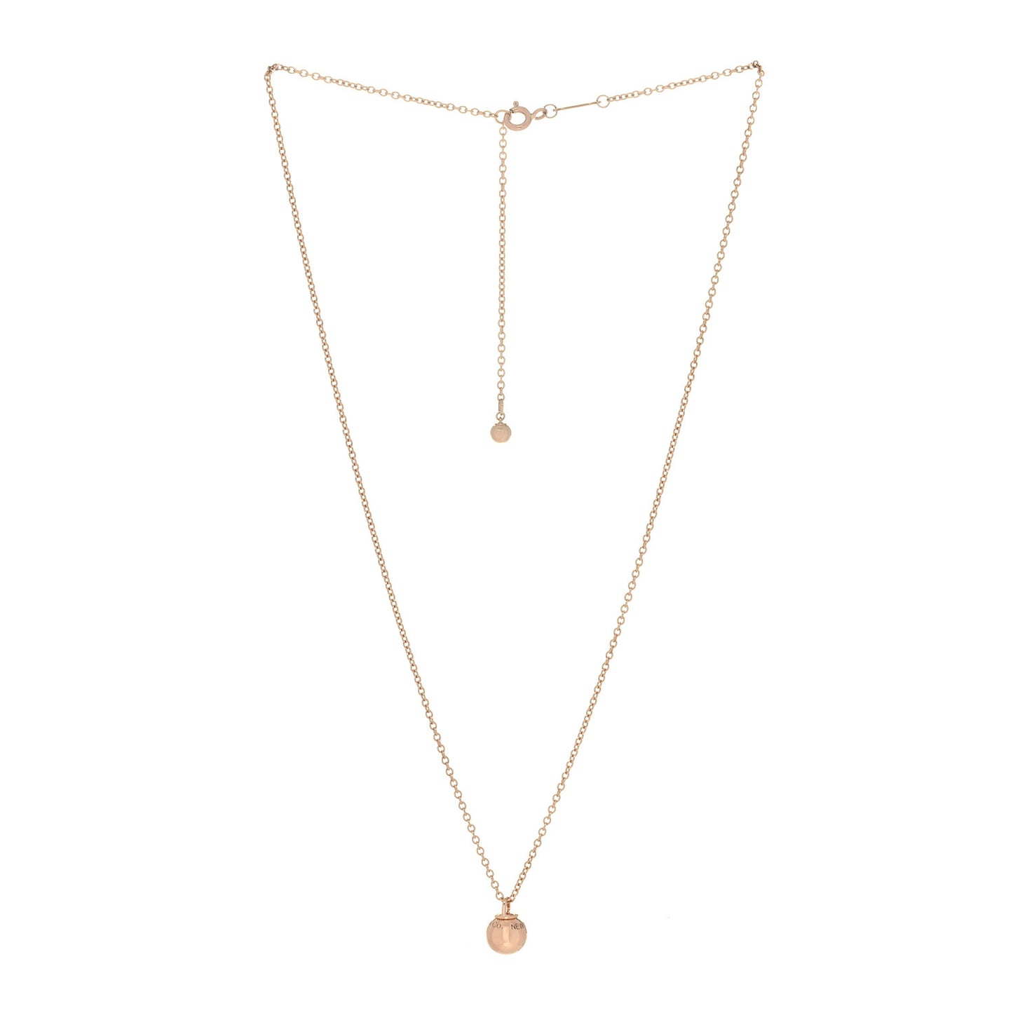18K Rose Gold 8mm HardWear Ball Pendant Necklace
