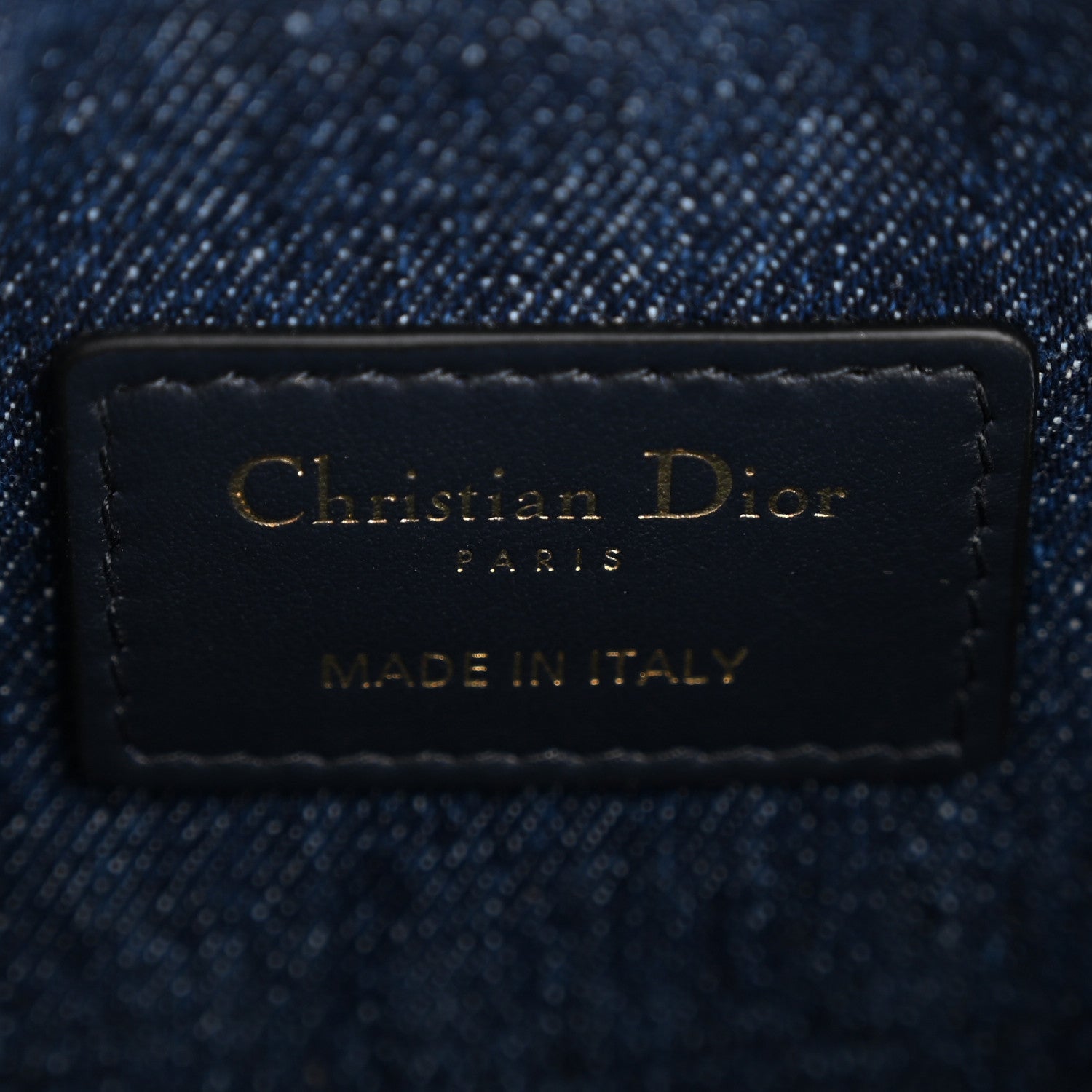 Christian Dior Denim Oblique Nano Groove 17 Bag Blue 1816862