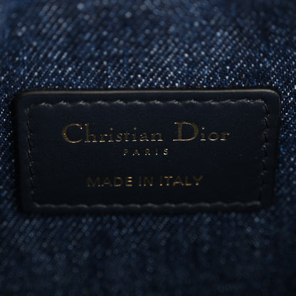 Christian Dior Denim Oblique Nano Groove 17 Bag Blue 6 of 11