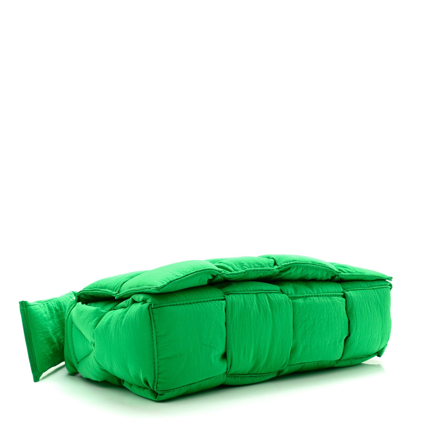 Nylon Intrecciato Padded Tech Cassette Bag Parakeet