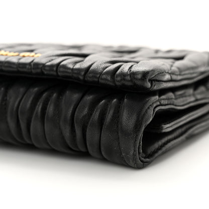 Miu Miu Nappa Matelasse Chain Crossbody Black 10 of 12