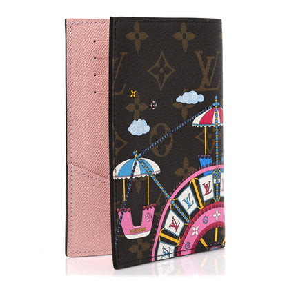Louis Vuitton Monogram 2020 Christmas Animation Big Wheel Passport Cover Rose Ballerine 3 of 7