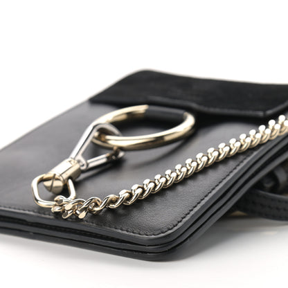Chloe Suede Calfskin Mini Faye Bracelet Bag Black 10 of 10