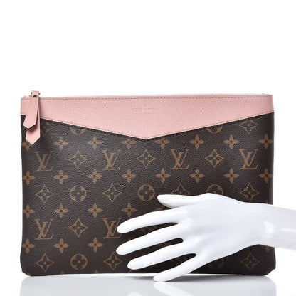 Louis Vuitton Monogram Daily Pouch Rose Poudre 2 of 9