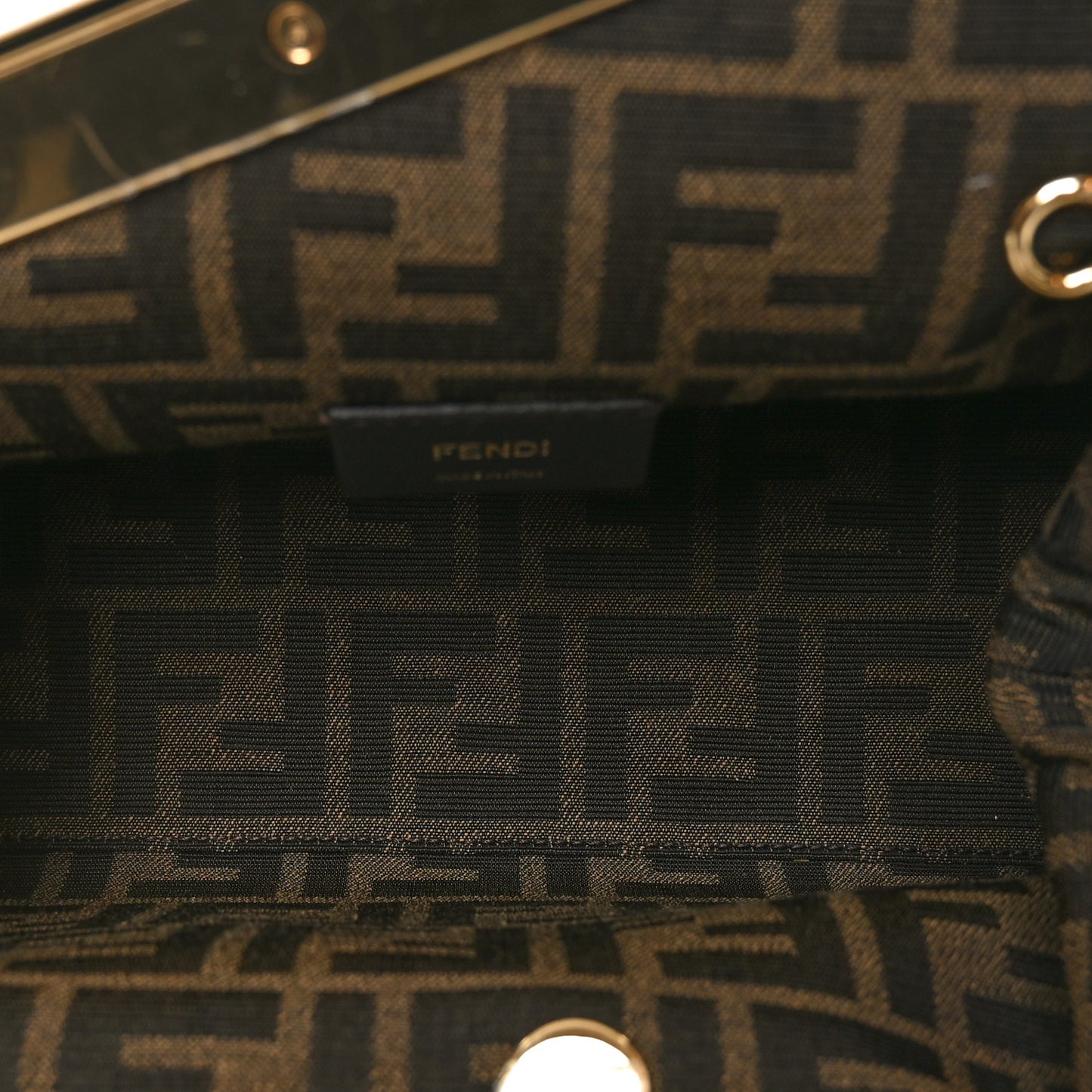 Shiny Nappa Small Fendi First Menta