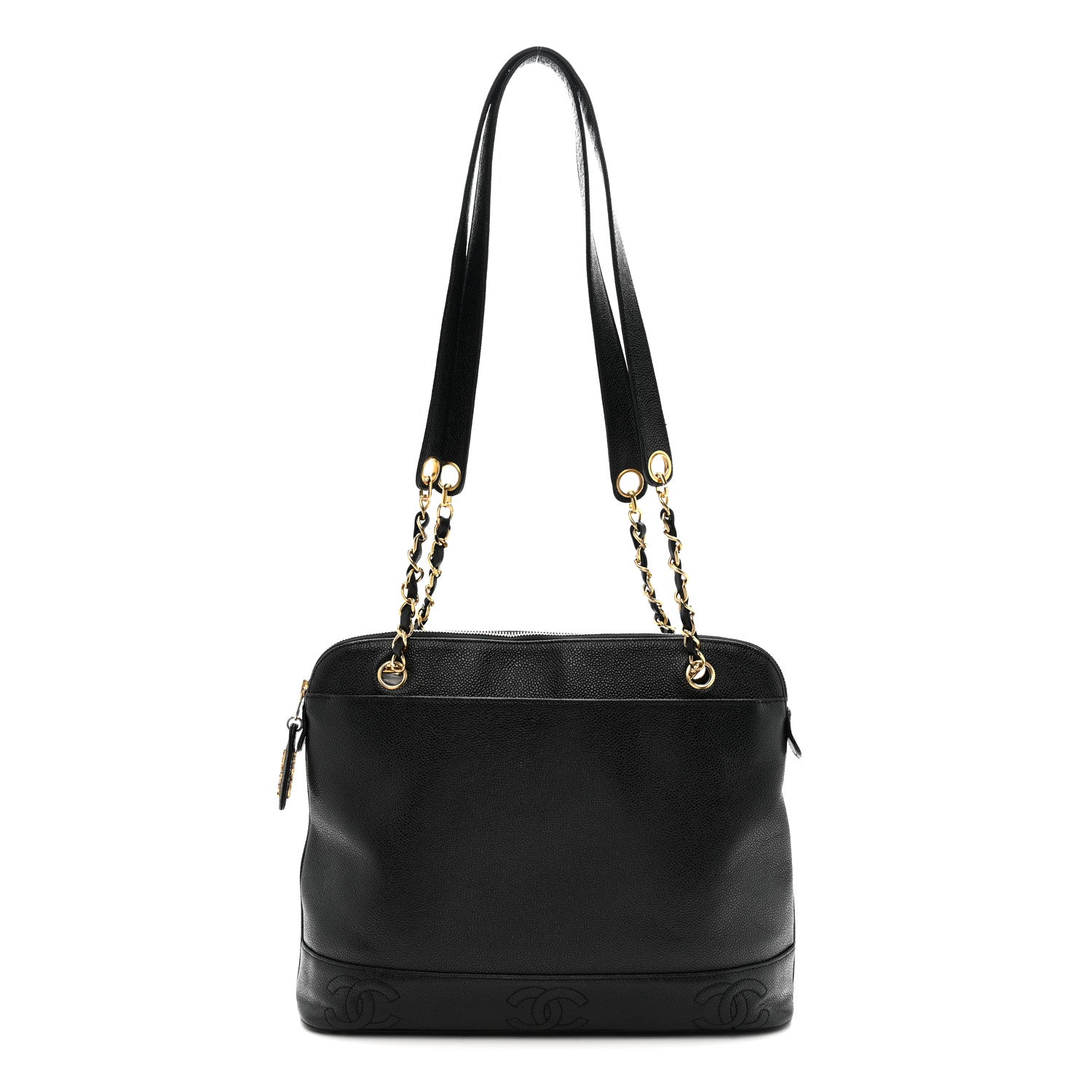 Chanel Caviar Triple CC Shoulder Bag Black 1 of 12