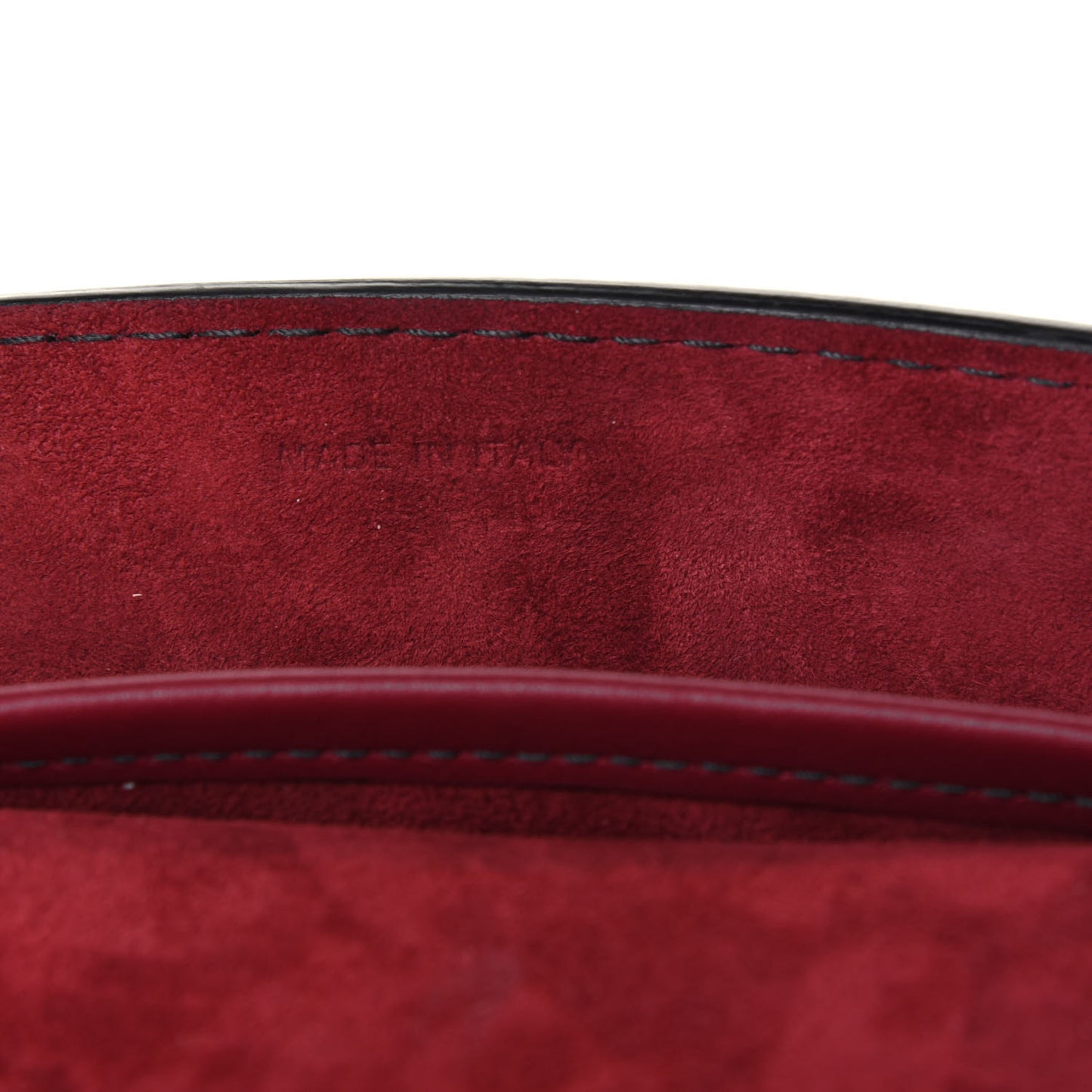 Calfskin Mini J'Adior Chain Flap Bag Red