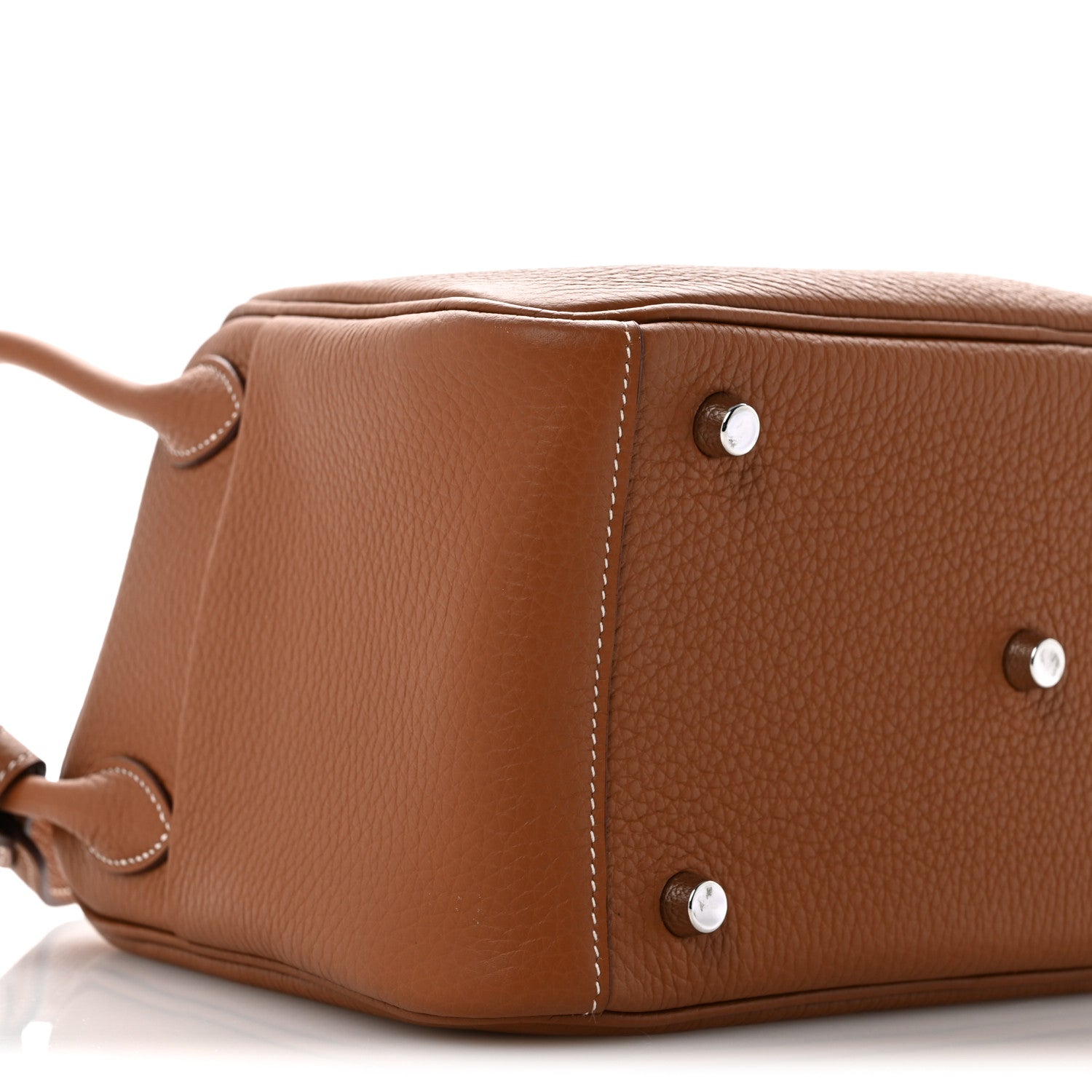 Hermes Taurillon Clemence Lindy 26 Gold 9 of 11