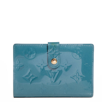 Louis Vuitton Vernis French Purse Wallet Blue Galactic 1 of 7