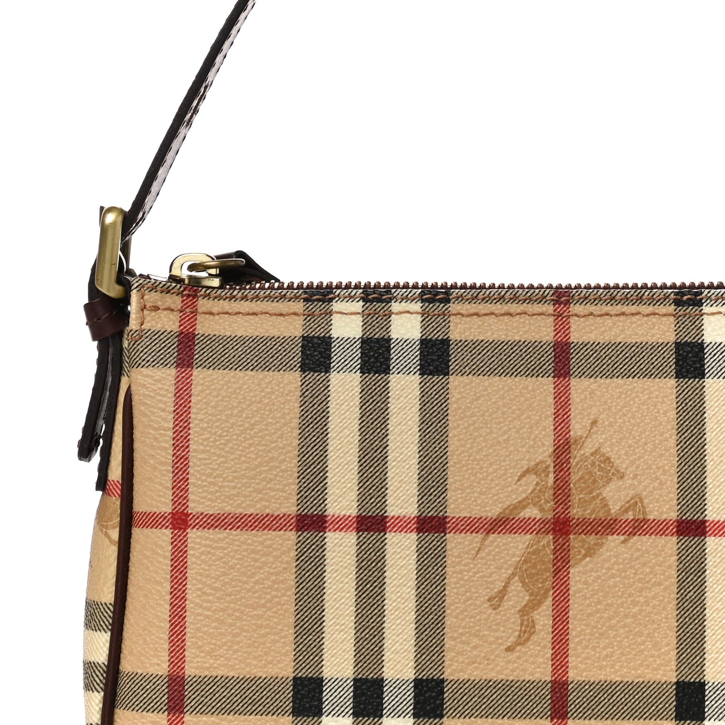 Haymarket Check Pochette Chocolate