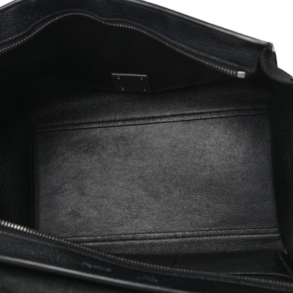 Celine Drummed Calfskin Suede Trapeze Black 4 of 5
