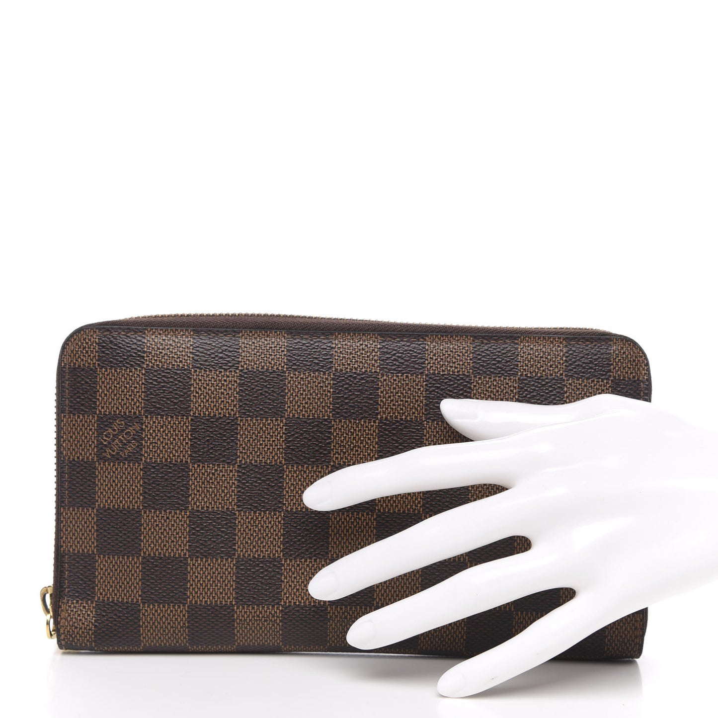 Damier Ebene Zippy Organizer Wallet