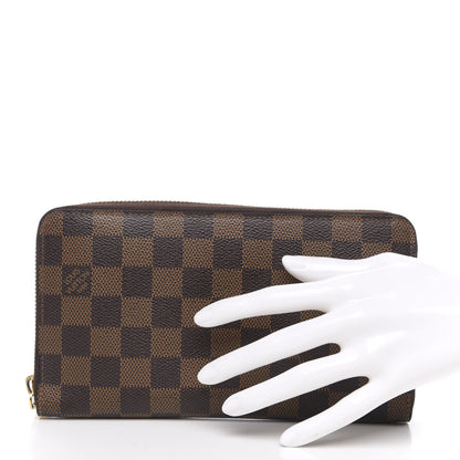Louis Vuitton Damier Ebene Zippy Organizer Wallet 2 of 10