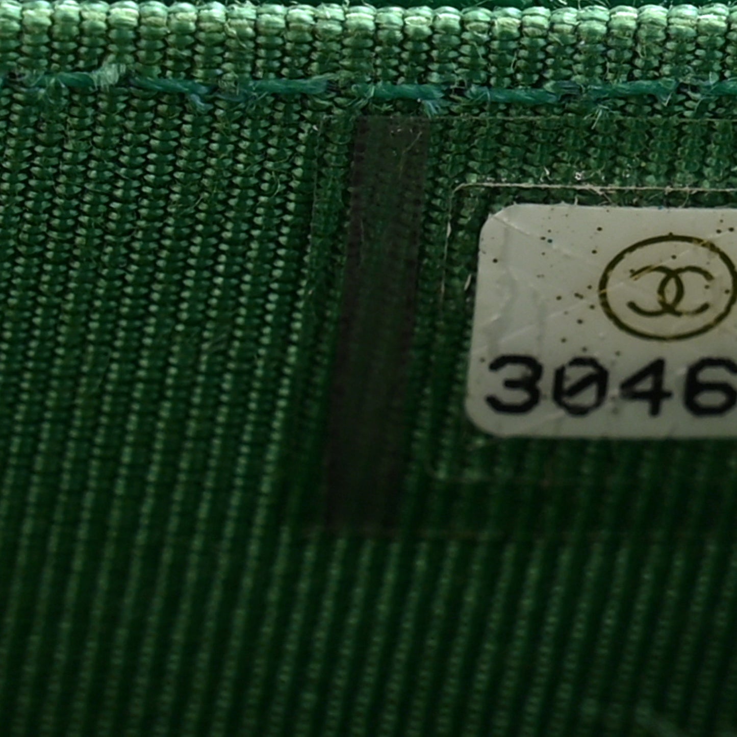 Caviar Quilted Flap Card Holder Wallet Green