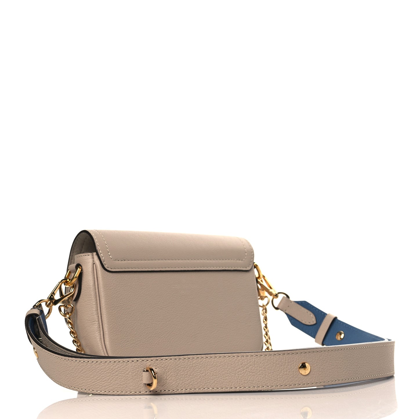 Grained Calfskin Lockme Tender Greige