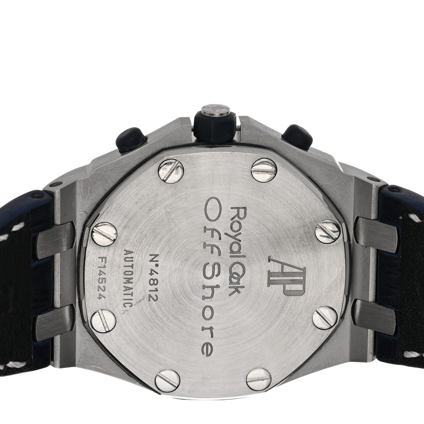 Stainless Steel Alligator 42mm Royal Oak Offshore Chronograph Automatic Watch White 26170ST.OO.D305CR.01