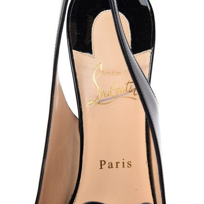 Christian Louboutin Patent Clare Nodo 80 Pumps 42 Black 7 of 8