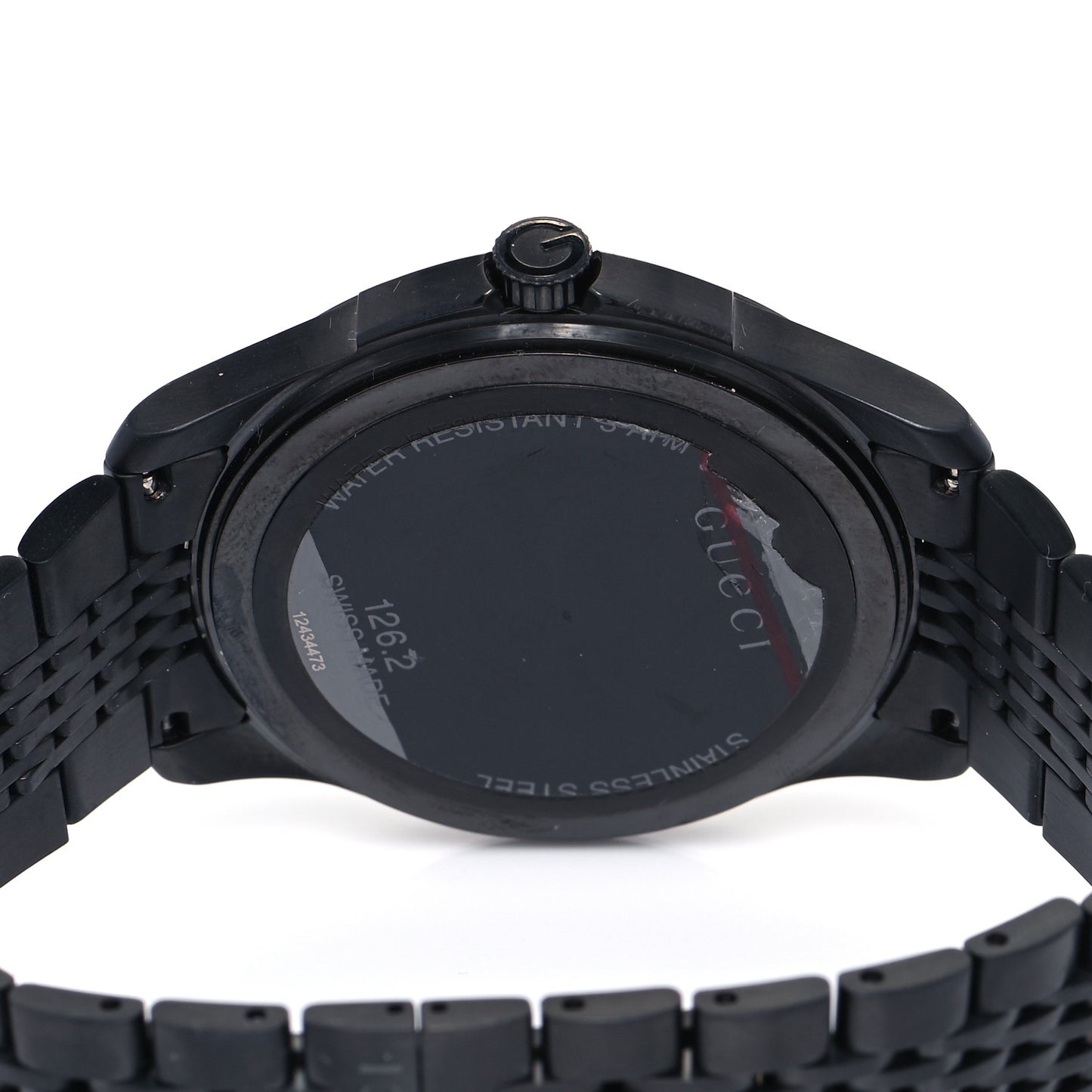 PVD Stainless Steel 44mm G-Timeless Quartz Watch Black