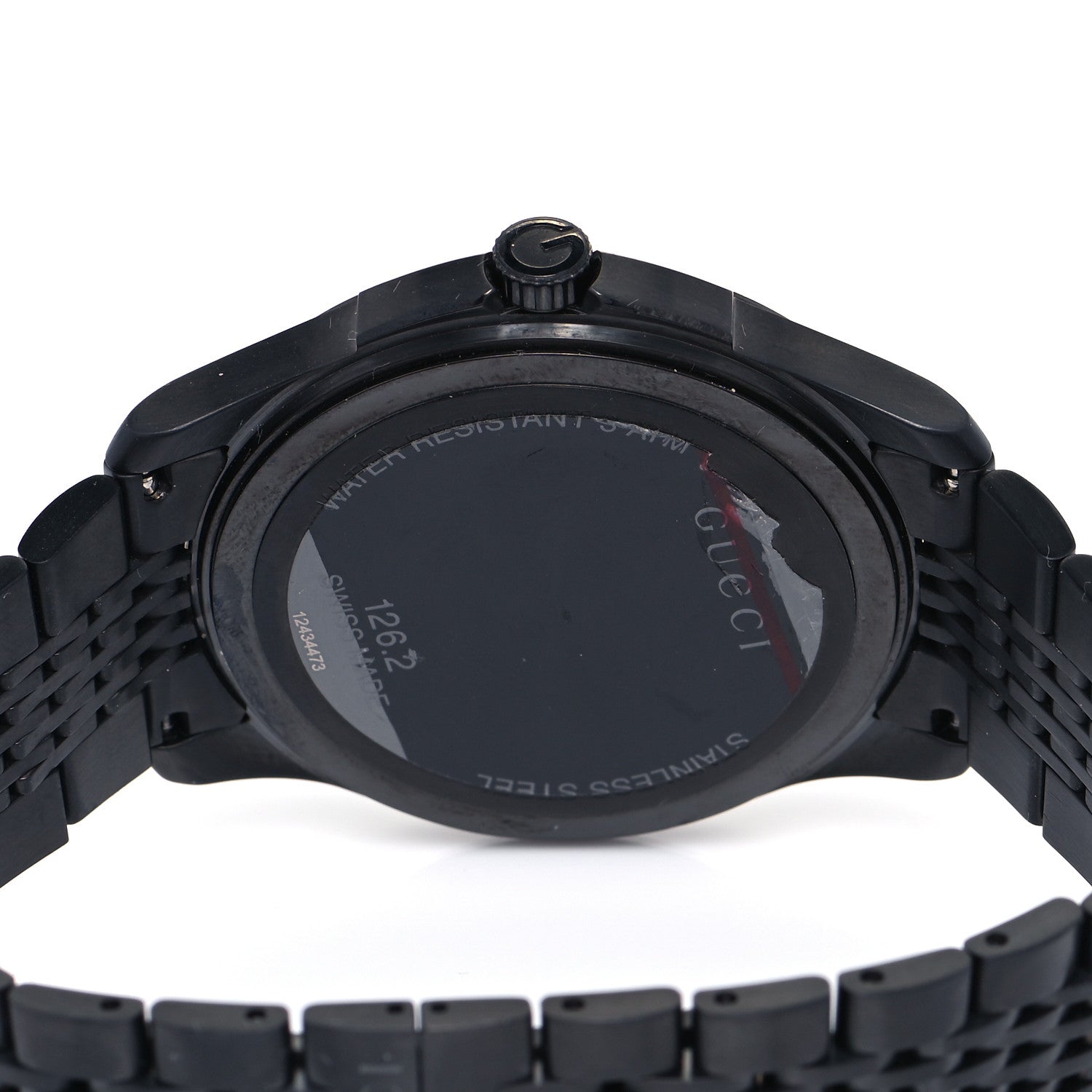 Gucci PVD Stainless Steel 44mm G-Timeless Quartz Watch Black 4 of 5