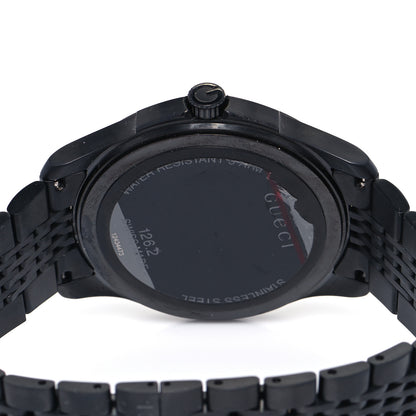 Gucci PVD Stainless Steel 44mm G-Timeless Quartz Watch Black 4 of 5