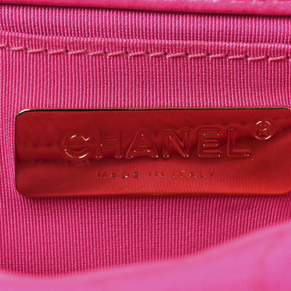 Chanel Jersey Quilted Chanel 19 Waist Bag Pink 6 of 14