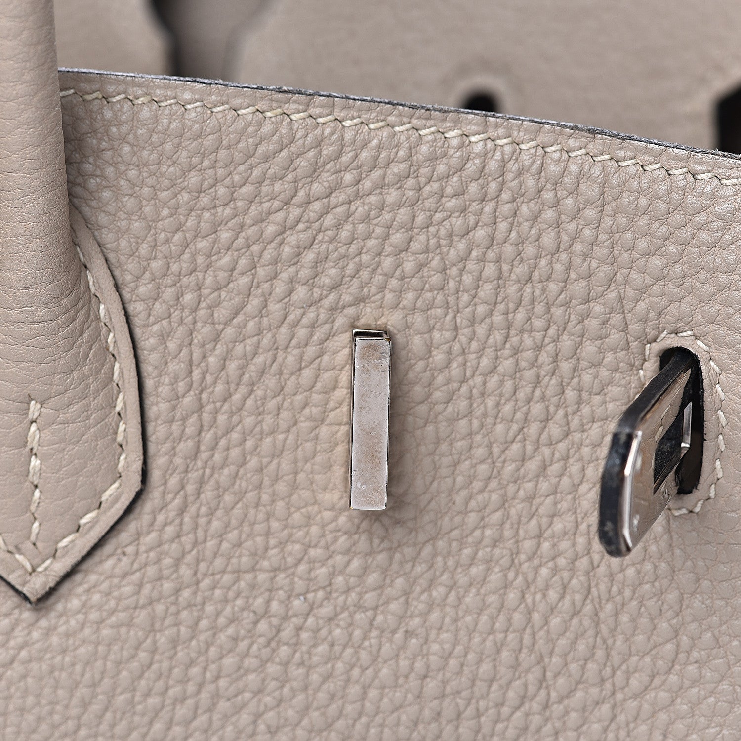Hermes Togo Birkin 25 Gris Tourterelle 17 of 33