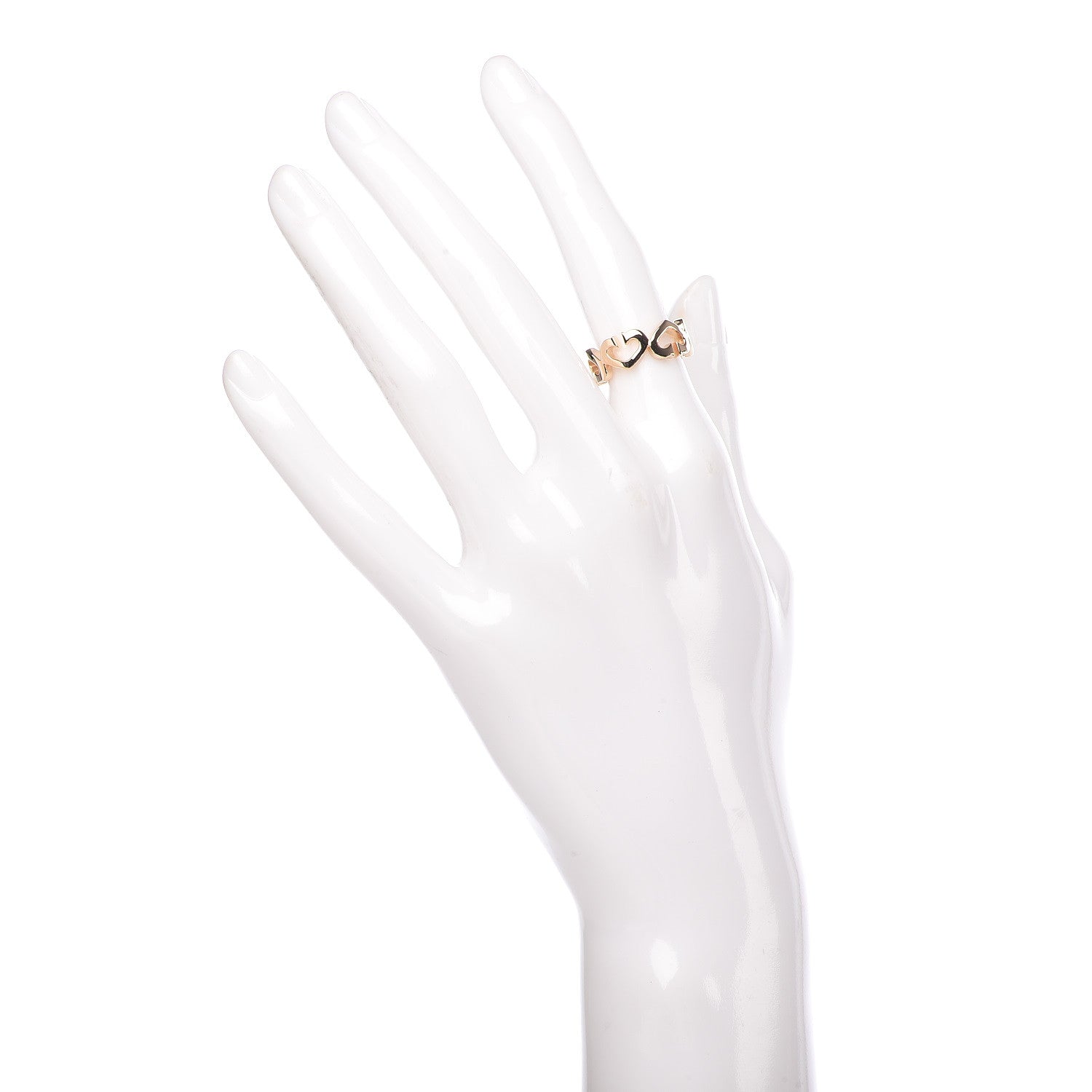 Cartier 18K Pink Gold Hearts and Symbols Ring 48 4.5 2 of 4