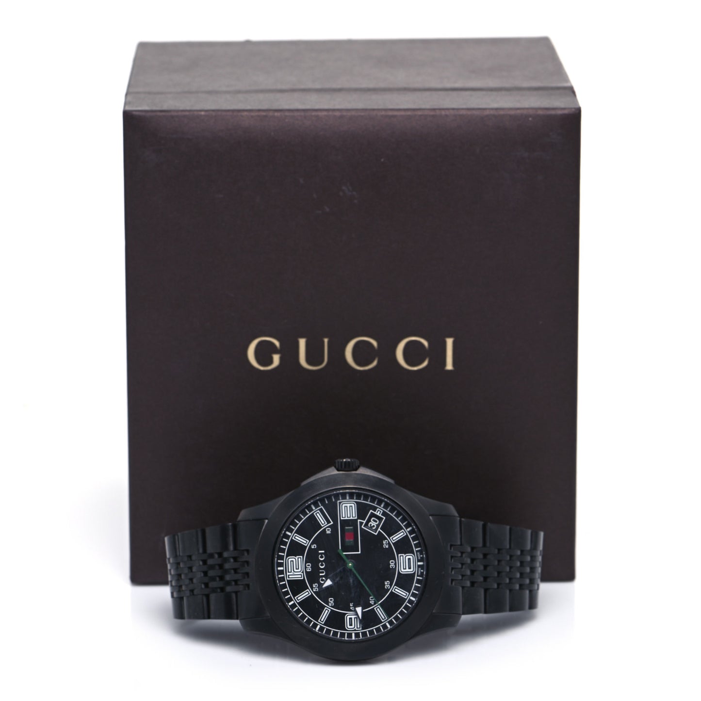 PVD Stainless Steel 44mm G-Timeless Quartz Watch Black
