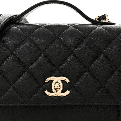 Chanel Caviar Quilted Medium Business Affinity Flap Black 8 of 10