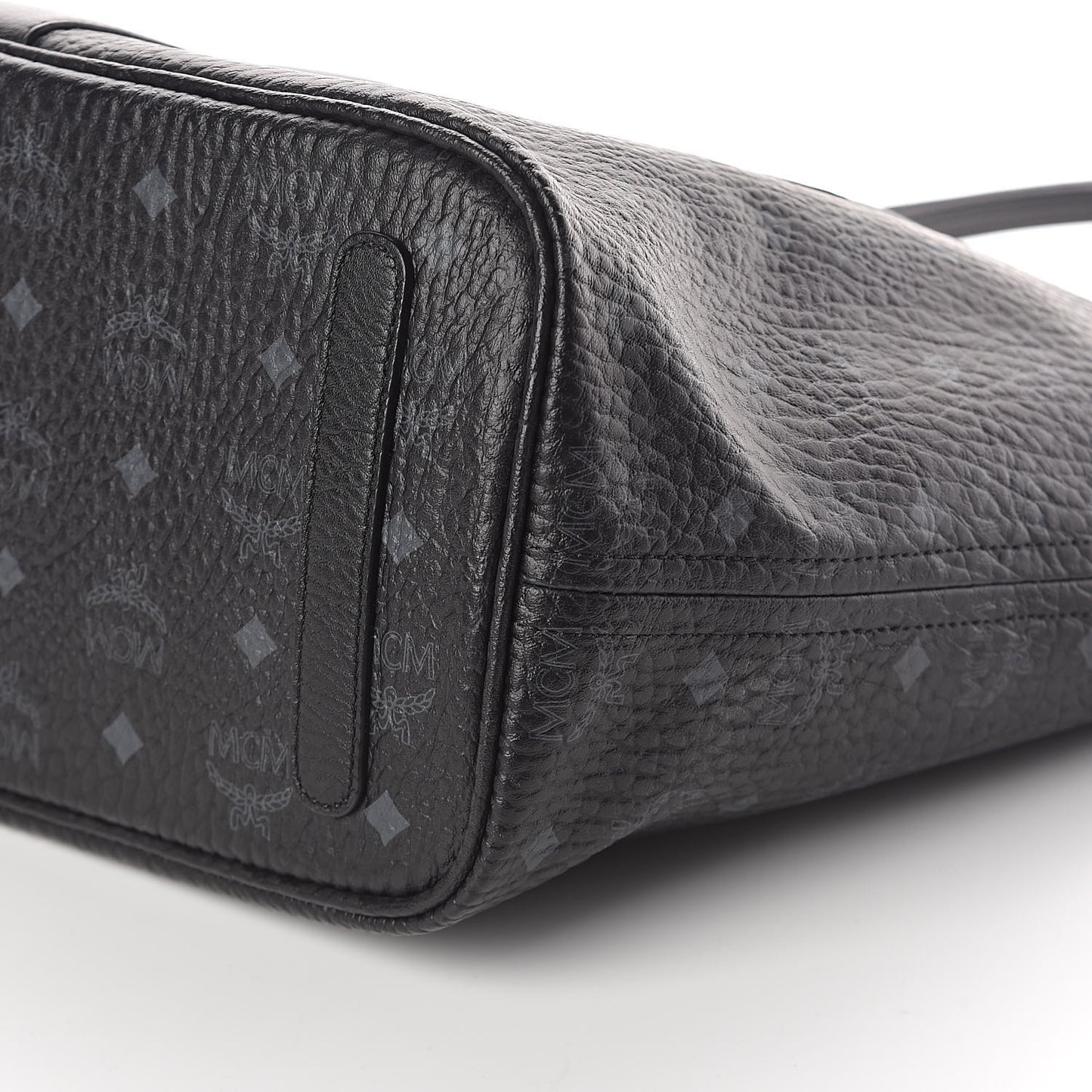 Visetos Medium Liz Reversible Shopper Tote Black