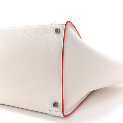 Celine Grained Calfskin Medium Phantom Luggage White 10 of 12