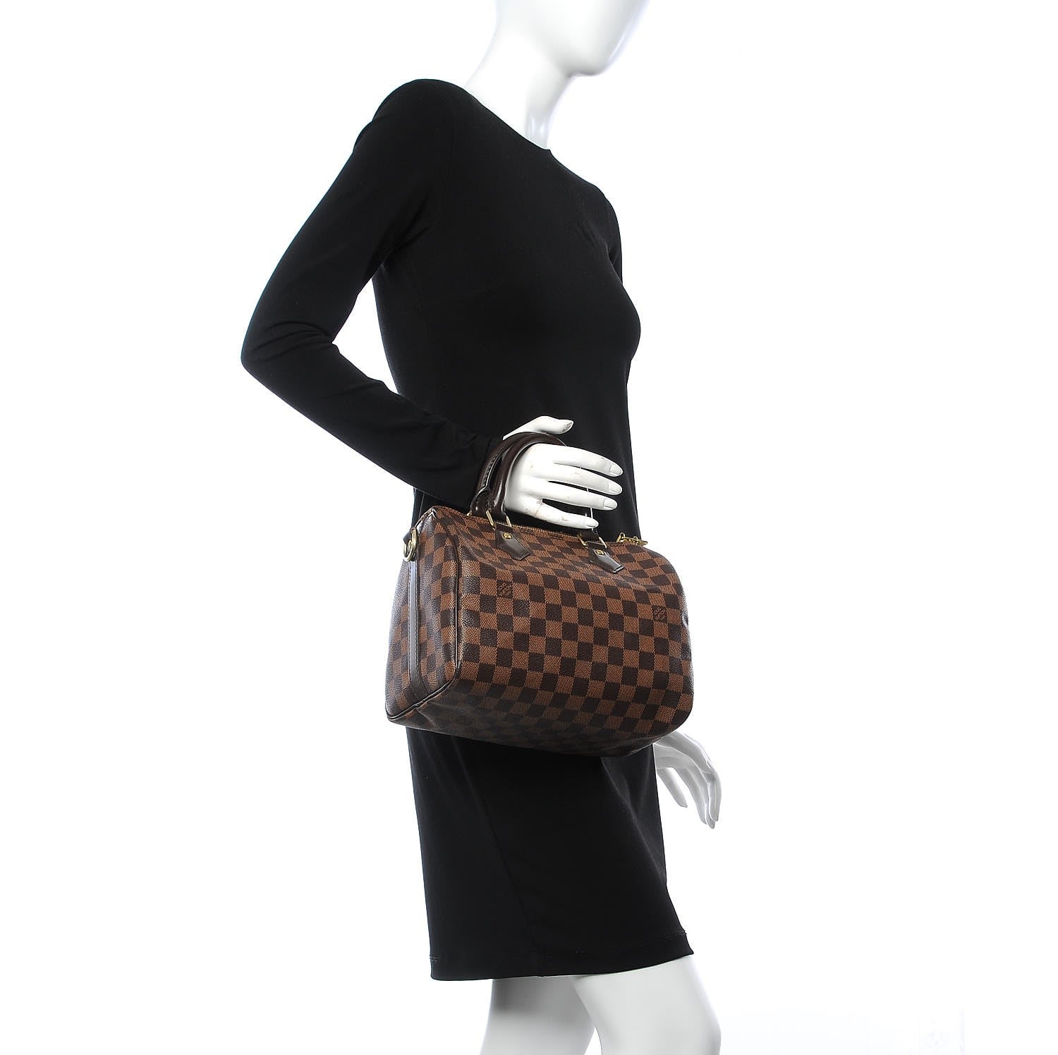 Louis Vuitton Damier Ebene Speedy Bandouliere 25 3 of 8