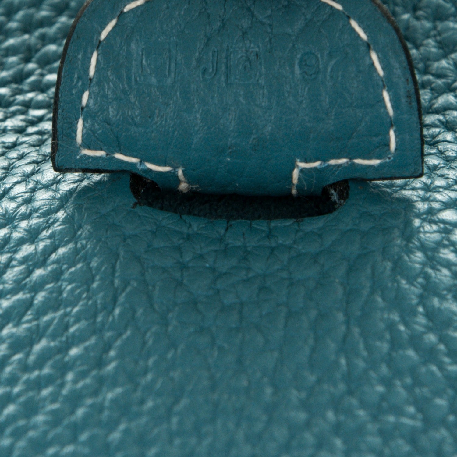 Hermes Taurillon Clemence Evelyne III PM Blue Jean 7 of 7