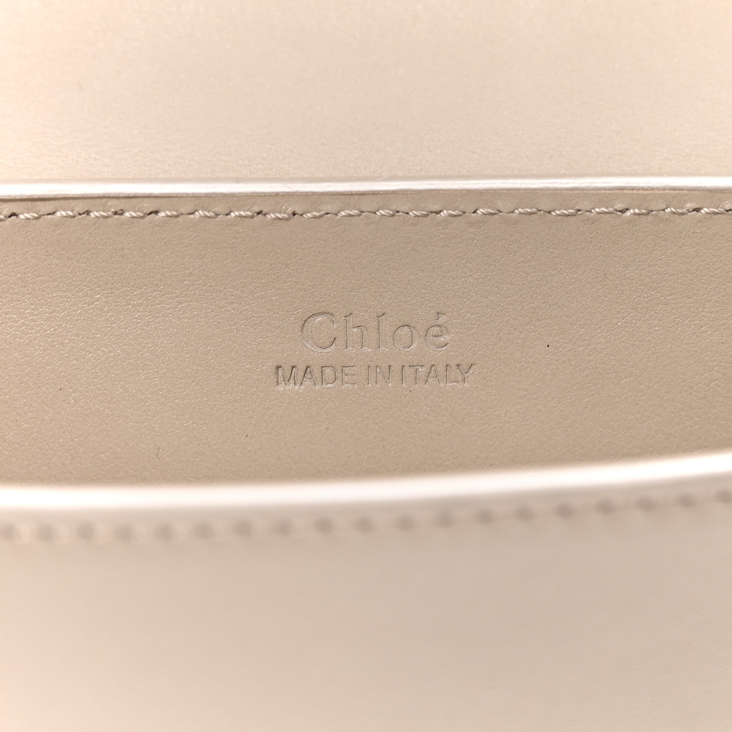 Chloe Calfskin Suede C Belt Bag Motty Grey 6 of 13