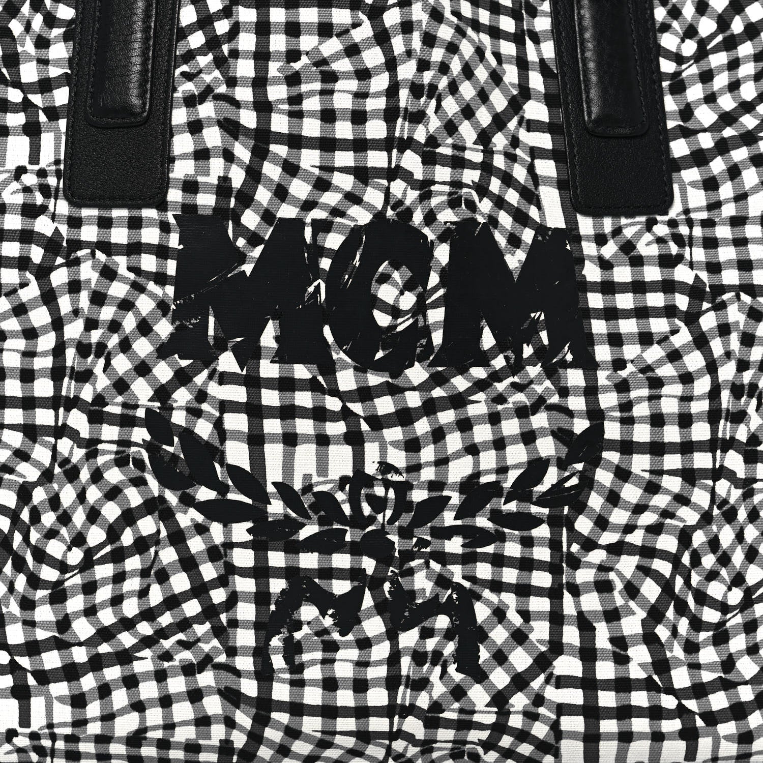 MCM Visetos Medium Liz Reversible Shopper Tote Black 16 of 20