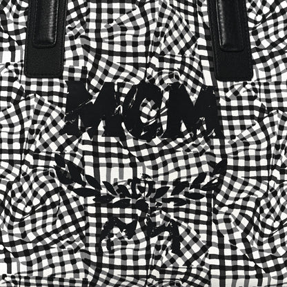 MCM Visetos Medium Liz Reversible Shopper Tote Black 16 of 20