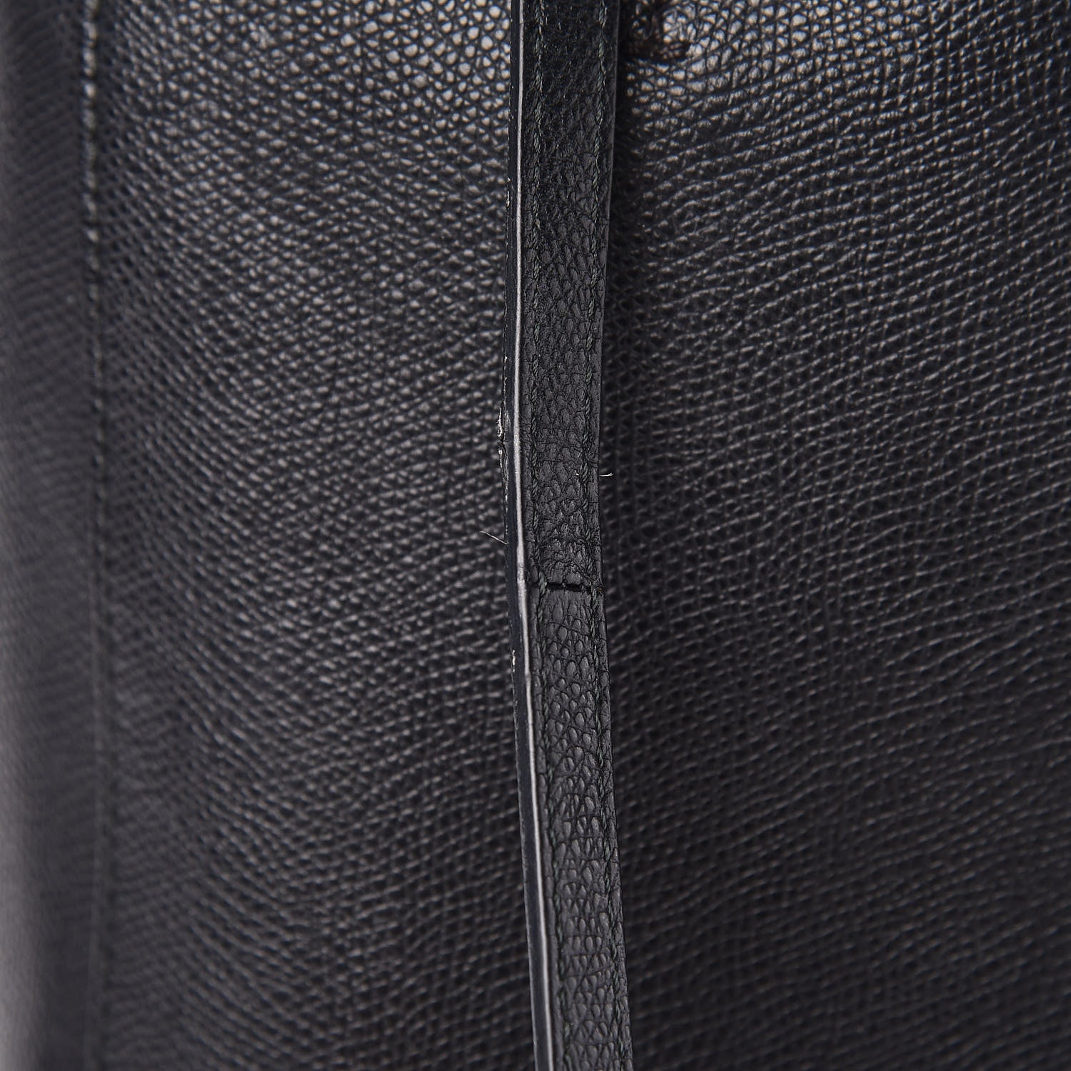 Celine Grained Calfskin Small Vertical Cabas Black 9 of 20
