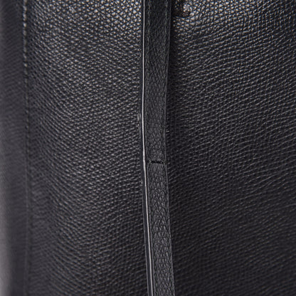 Celine Grained Calfskin Small Vertical Cabas Black 9 of 20