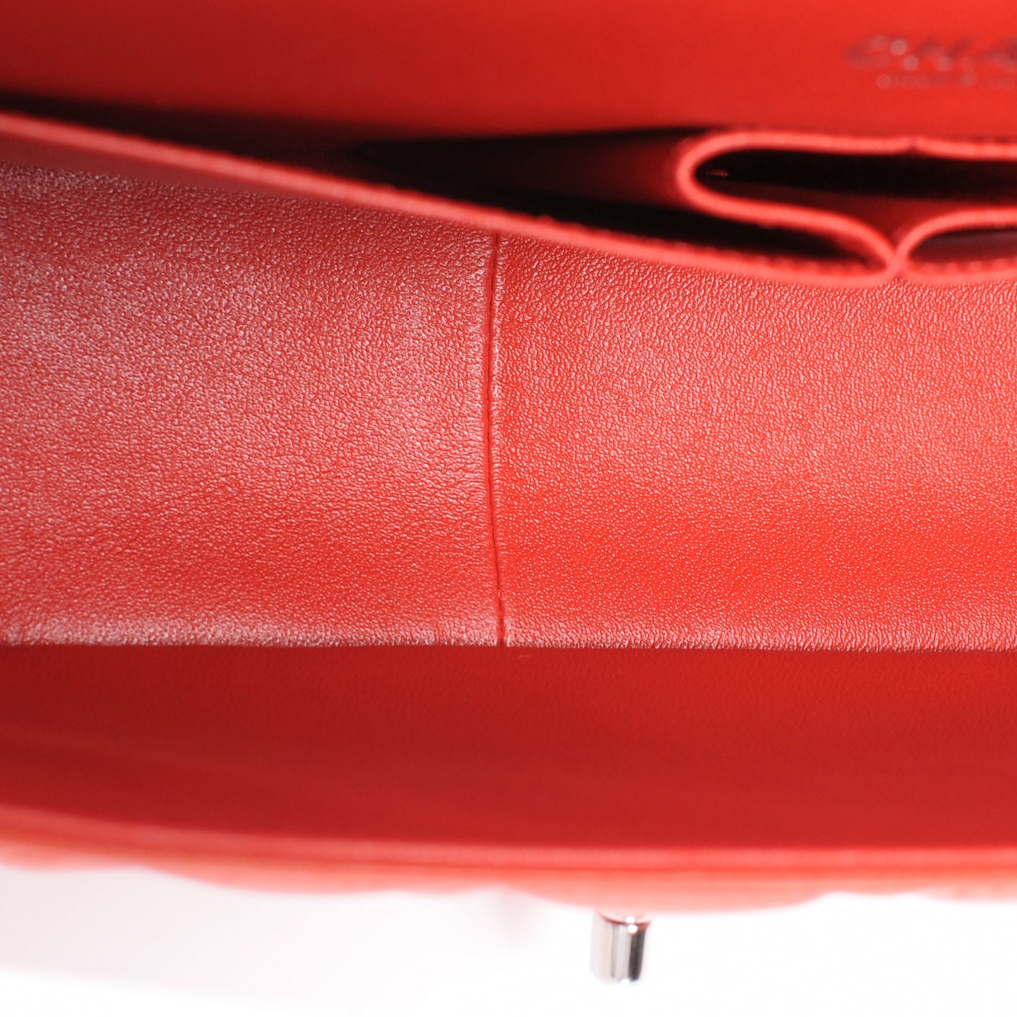 Lambskin Jumbo Double Flap Red