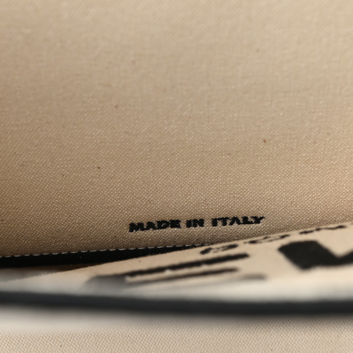 Fendi Canvas Logo Large Shopping Tote Grezzo Black 7 of 13