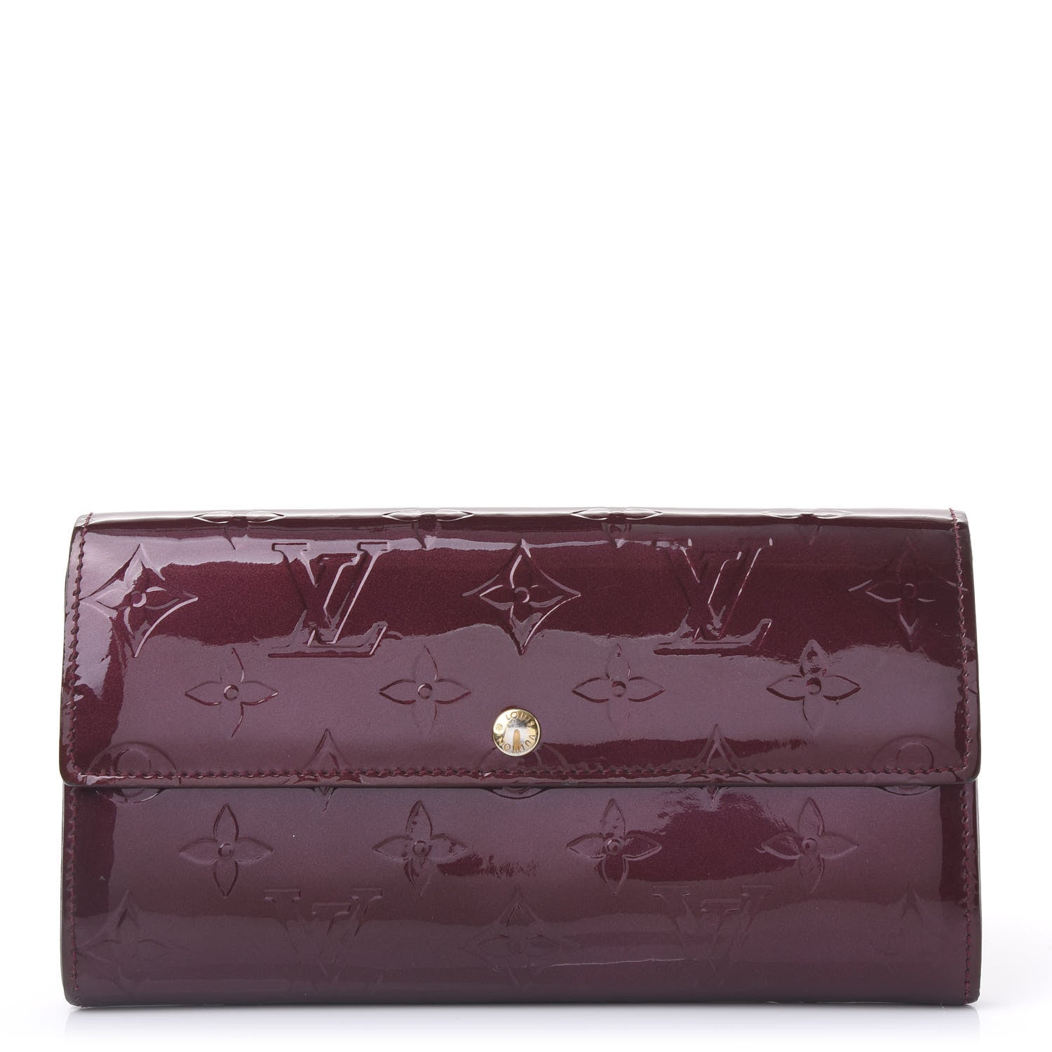 Louis Vuitton Vernis Sarah Wallet Rouge Fauviste 1 of 11