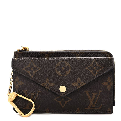 Louis Vuitton Monogram Recto Verso Card Holder Black 1 of 7