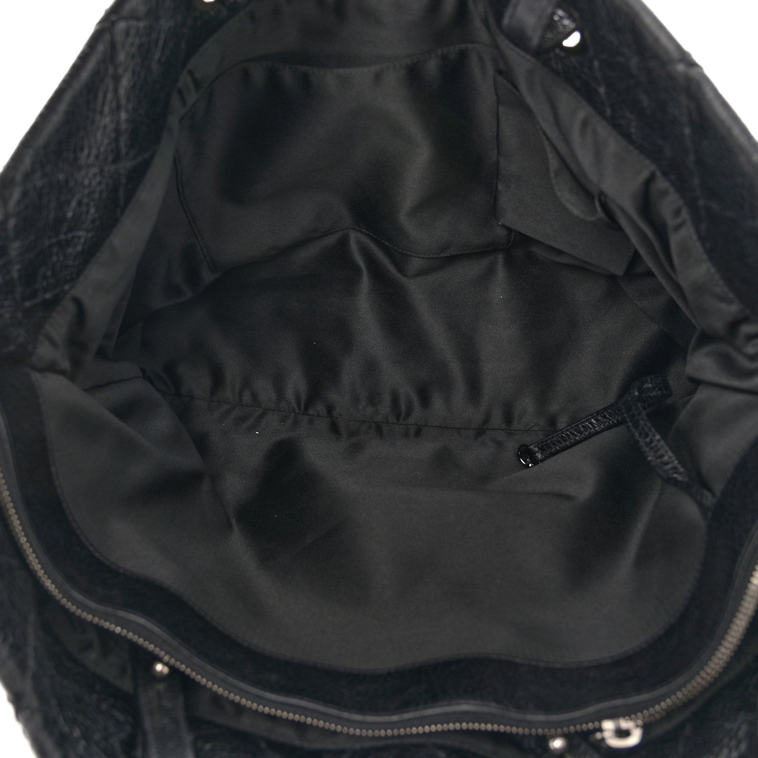 Chanel Glazed Calfskin Large On the Road Zip Tote Black 5 of 11