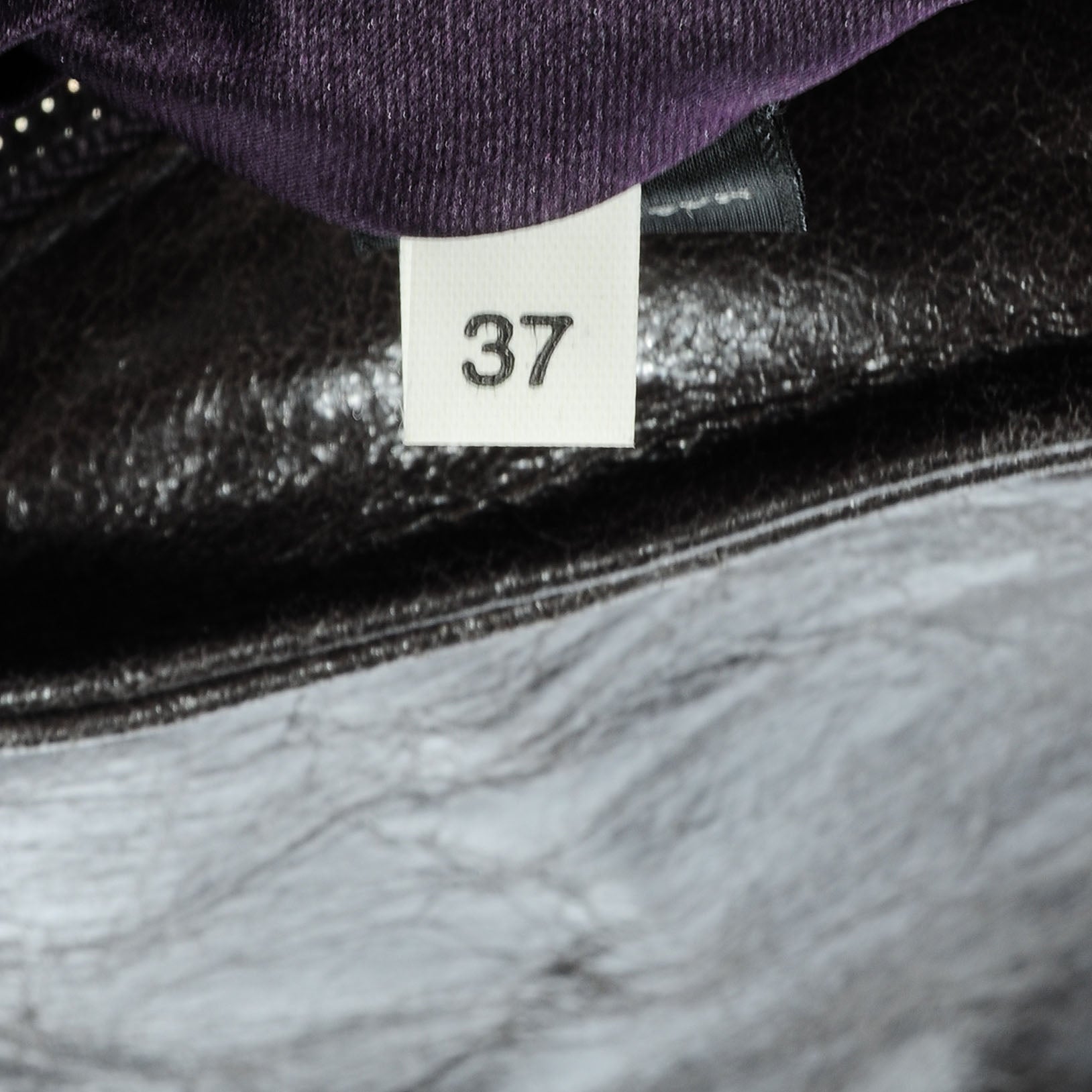 Miu Miu Vitello Lux Cinched Hobo Graphite 8 of 9
