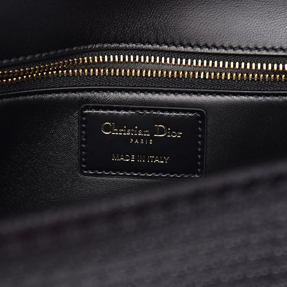 Christian Dior Patent Micro-Cannage 30 Montaigne Chain Flap Bag Black 6 of 12