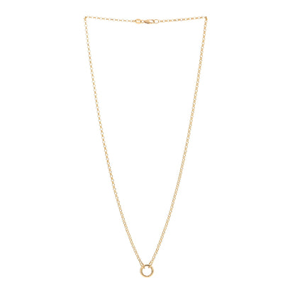 Foundrae 18K Yellow Gold Small Belcher Chain Mini Chubby Annex Link Necklace 3 of 6