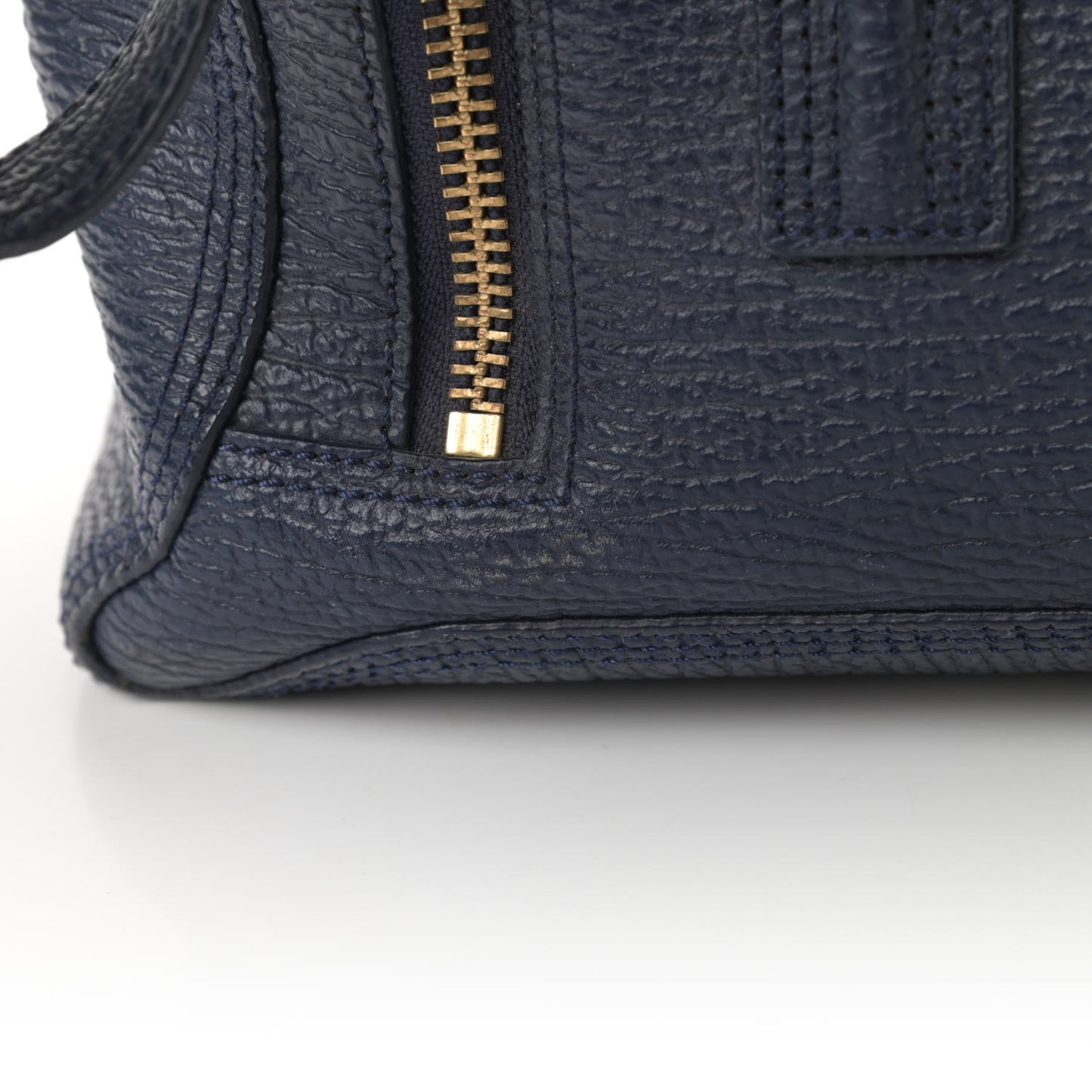 Textured Calfskin Large Pashli Satchel Ink