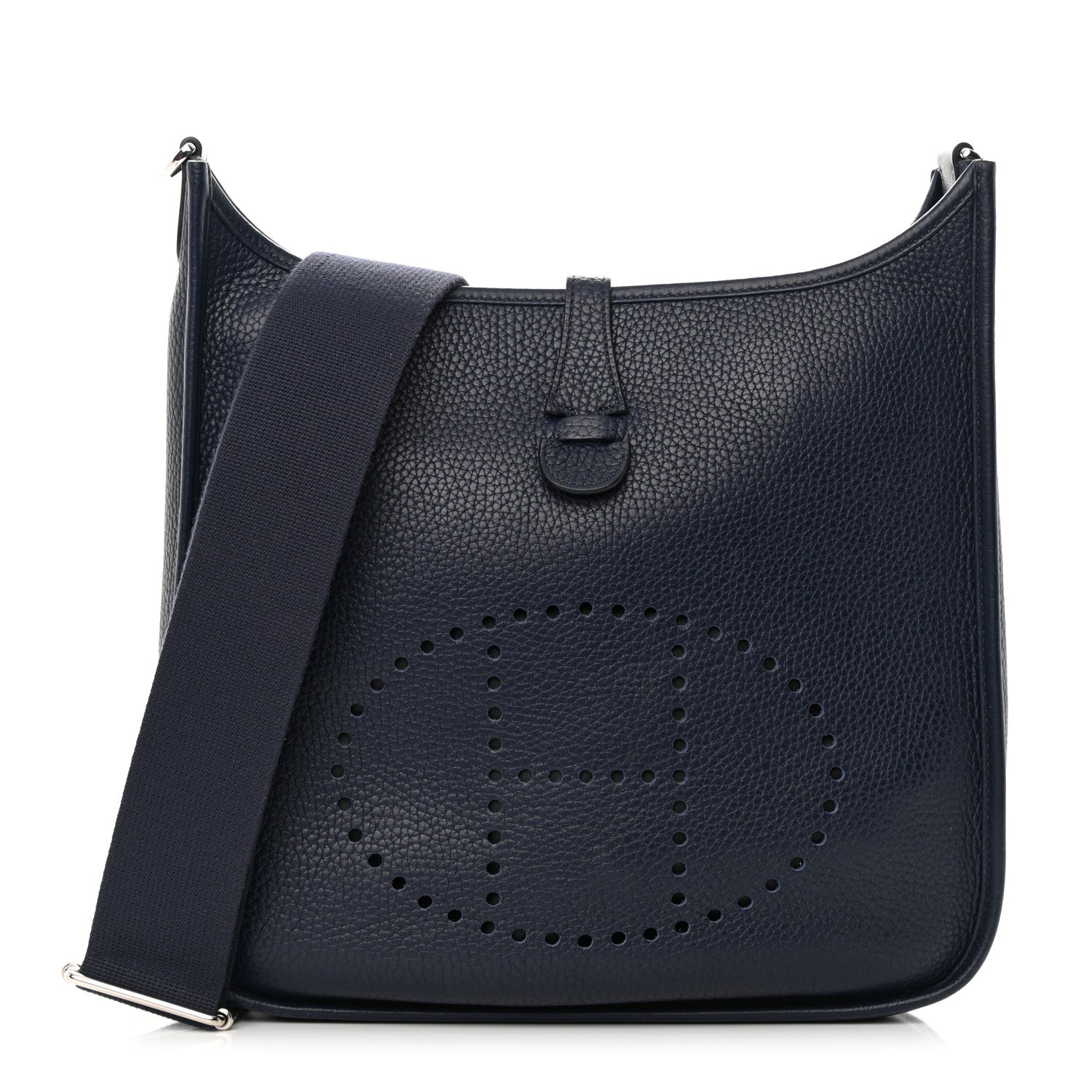 Hermes Taurillon Clemence Evelyne III PM Bleu Nuit 1 of 13